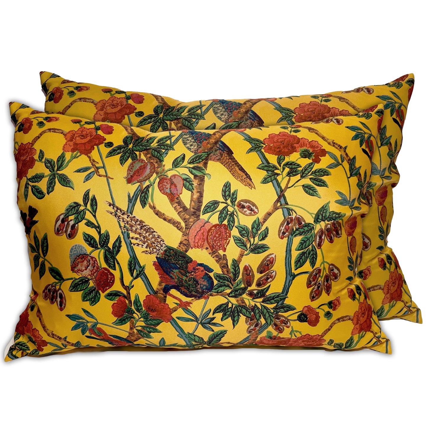 The Emperor's Pheasant Pillow Case - Cotton Sateen