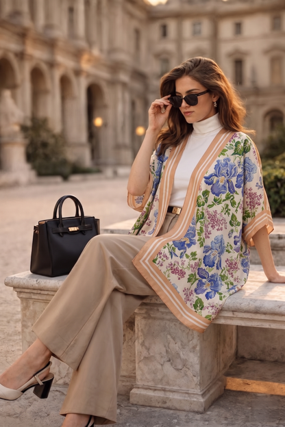 Florence May Throwover Gown - Silk Satin Twill