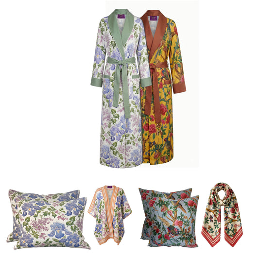 Original Duo Silk Robe Bundle - Choice of Free Silk Gift
